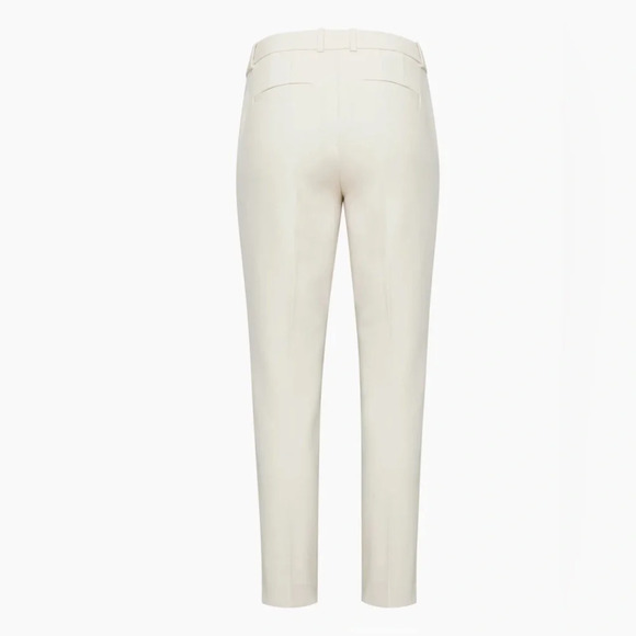 Aritzia Babaton Minter Pants Matte Pearl Size 6 Straight Leg (Re)ssential - Picture 6 of 12